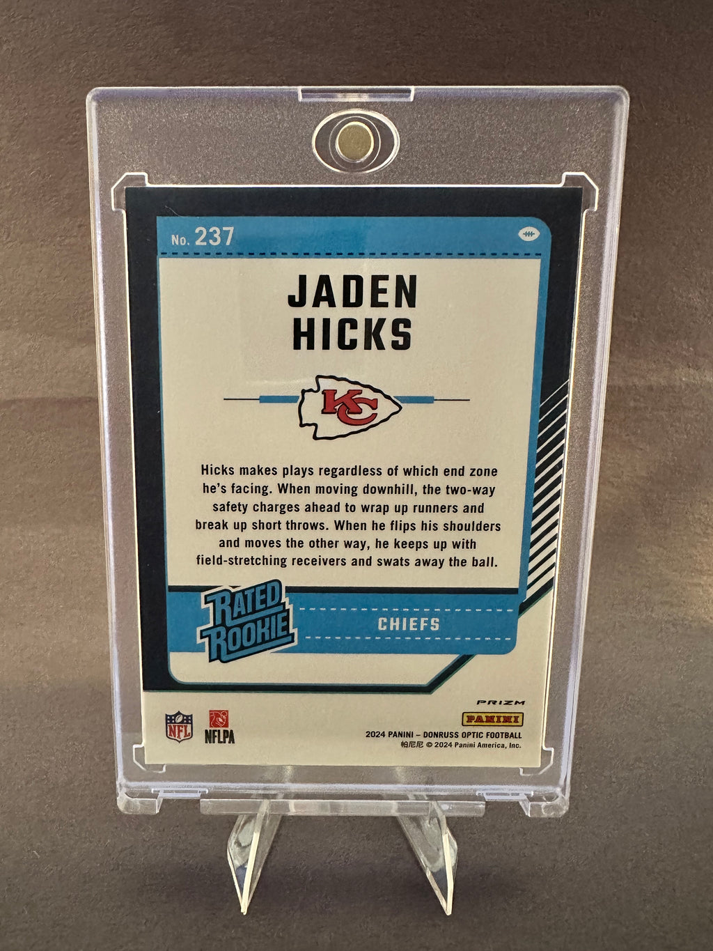 Jaden Hicks Blue Glitter Rated Rookie SSP
