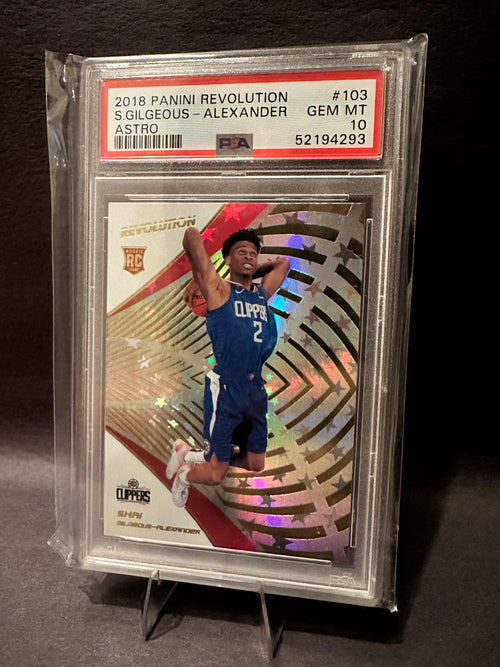 2018 Panini Revolution Shai Gilgeous Alexander Rookie Astro PSA 10!