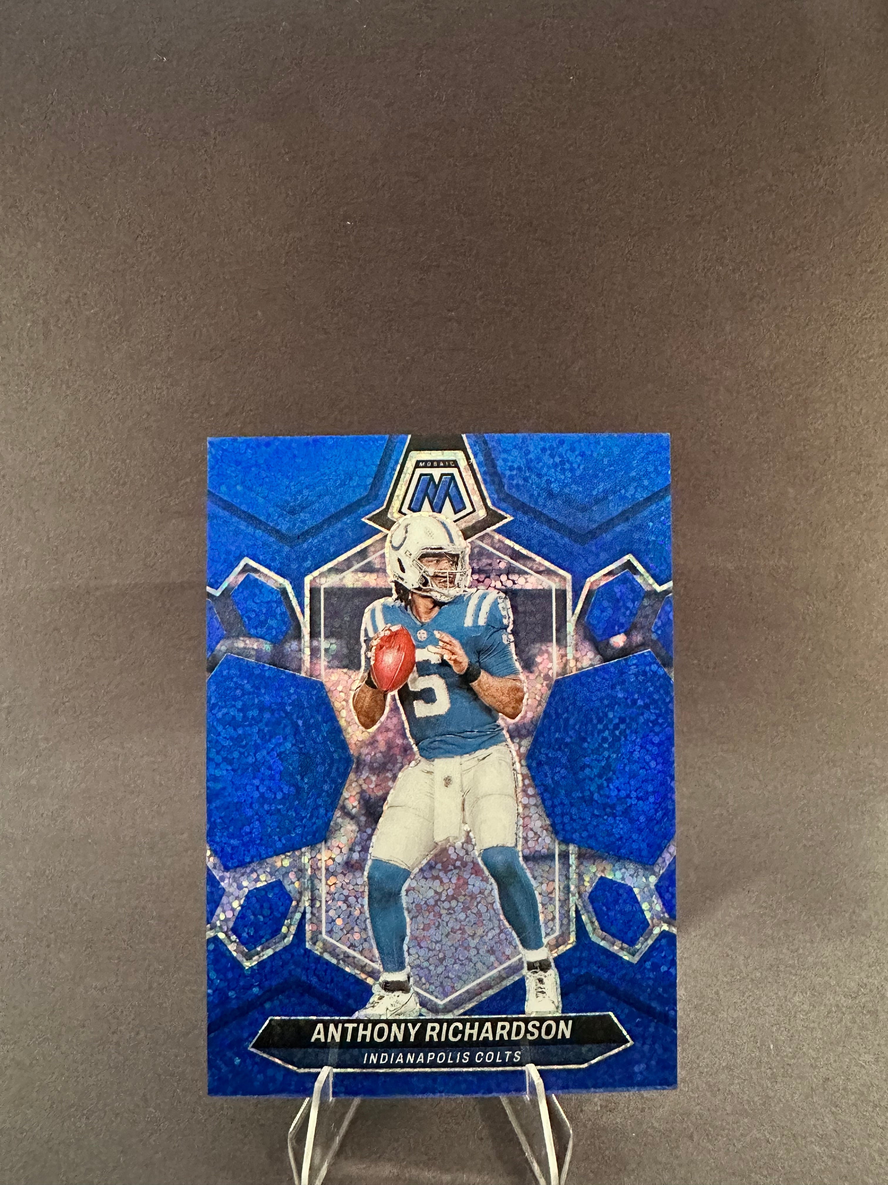 2024 Anthony Richardson Blue Sparkle Mosaic #39/96