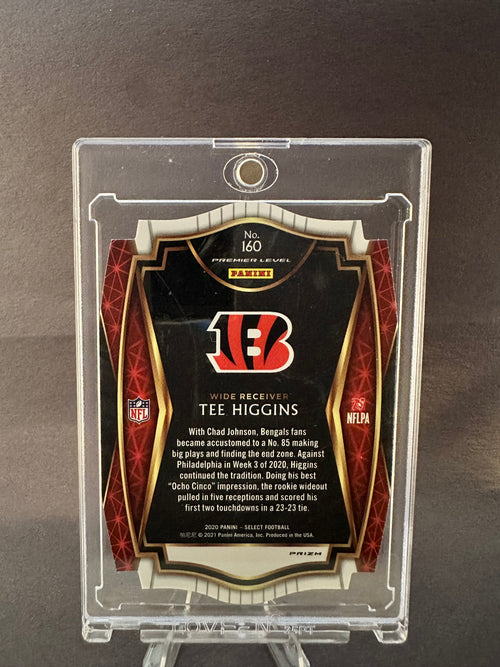 2020 Tee Higgins Red White Blue Die Cut Premier Level